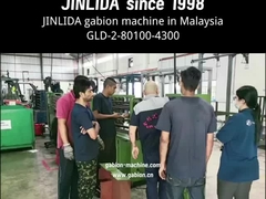 Hochgeschwindigkeitsmaschine GLD-2-80100-4300 mit Gabion-Gittermaschine Leistung 30KW