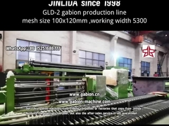 GLD-2 Hochgeschwindigkeits-automatische PLC-Steuerung Gabion Produktionslinie