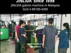 Aus China zu Ihrer Website: Jinlida GLD-2 Installationsservice für 4300mm Gabion Käfige