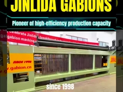 Jinlida CNC Gabion-Gittermaschine verdreifacht die Produktionseffizienz von Hochgeschwindigkeits-Gabion.