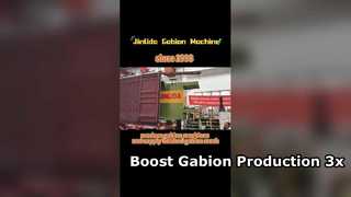 Suchen Sie nach einer kostengünstigen Gabionenmaschine? Sehen Sie JINLIDA in Aktion