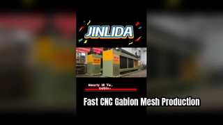 JINLIDA CNC-Gabionen-Netzmaschine | Einfache Bedienung, schnelle Produktion