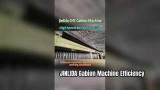 Stabiler Betrieb enthüllt die Kernlogik der groß angelegten Produktion von Gabionennetzen