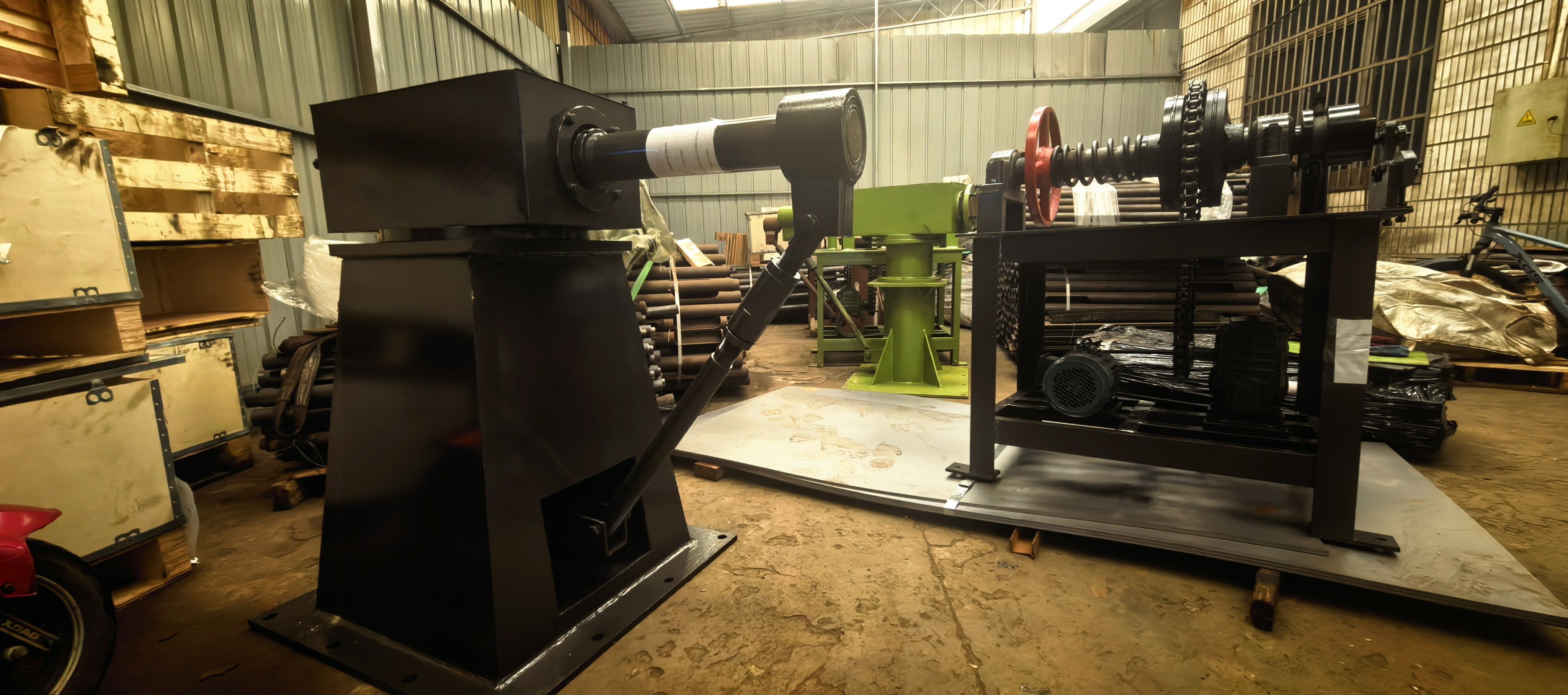 Neueste Unternehmensblogs über Jinlida Reinforced Mesh Coiler Completes R&D and Passes Customer Acceptance: Higher Load and Easier Unloading