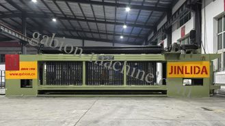 Automatische Gabionmaschine mit servodriven Präzisionsnetzmacher 5,3m Max. Breite