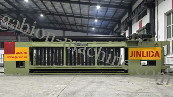 kaufen Automatische Gabionmaschine mit servodriven Präzisionsnetzmacher 5,3m Max. Breite on-line-Fertigung