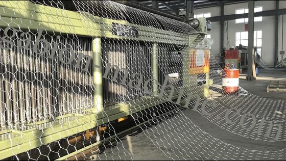 kaufen Doppelt-Twist-Sechseckgeflechtmaschine mit 220/380V Spannung, 5300mm Webbreite und 7200x1530x2560mm Abmessungen on-line-Fertigung