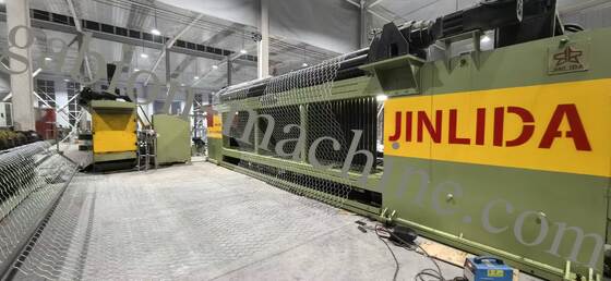 kaufen Vollautomatische CNC-Produktionslinie für Gabionboxen   Präzisions-PLC-Steuerung für 2m / 3m / 4m Breite on-line-Fertigung