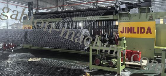 Besorgen 65-kW-Hochleistungs-CNC-Gabionen-Maschenherstellungsmaschine für die Herstellung dicker Drähte on-line-Fertigung