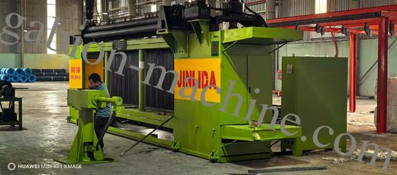 kaufen Ultra-Speed-Heavy Duty Gabion Box Machine: Industrielles Sechseckengitterwebel für den Bauwesen on-line-Fertigung