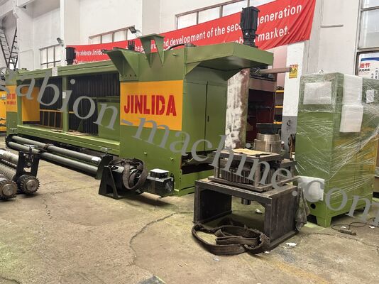 kaufen JINLIDA Automatische CNC Gabion Mesh Maschine für die Produktion von doppelt verdrehten Sechseckdrahtnetze on-line-Fertigung