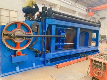 kaufen Automatische Masche PLC-Hochleistungsdrahtgeflecht-22kw Gabion, die Maschine 195m/h herstellt on-line-Fertigung