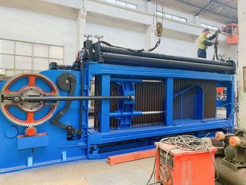 kaufen Selbsthalt drei verdrehen Masche 30kw Gabion Maschinen-195m/h besonders anfertigte 5000mm Breite on-line-Fertigung