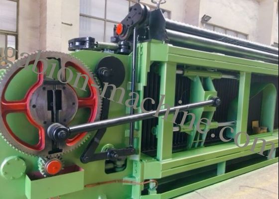 kaufen 100x120mm drei verdrehen 3.0mm Gabion hohe Leistungsfähigkeit der Maschen-Maschinen-225m/h on-line-Fertigung