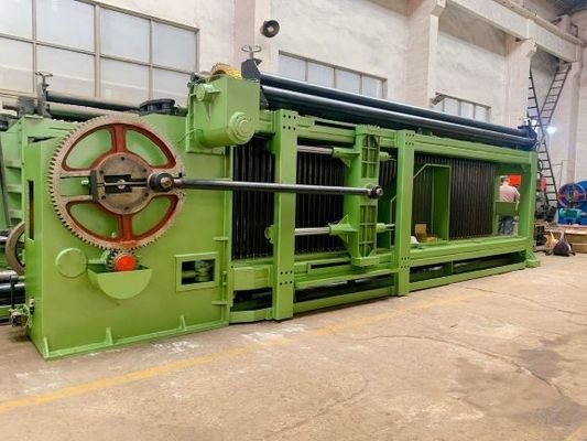 kaufen 3 Torsion PLC-Steuer-Gabions-Maschen-Maschine für Sechseckdrahtgeflecht -Matratze on-line-Fertigung