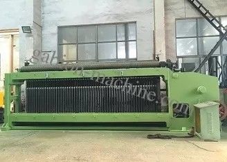 kaufen 4300mm Breiten-doppelter Gestell-Antrieb Hochleistungs-Gabions-Maschine on-line-Fertigung