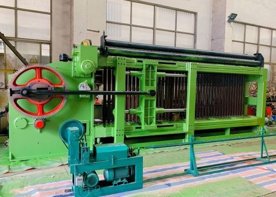 kaufen Doppelte Torsion automatische PLC-Steuer- Gabions-Maschen-Maschinen-Infrarot-Ray-Sicherheit on-line-Fertigung