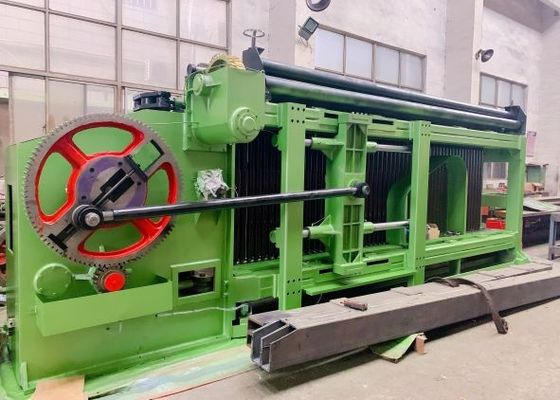 kaufen Draht der PLC-Steuer100*120mm Gabion Mesh Machine With Overload Protect Kupplungs-2.6mm on-line-Fertigung