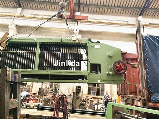 kaufen Automatische der hohen Leistungsfähigkeits-225m/h Masche Sechseckdrahtgeflecht-der Maschinen-100*120mm Gabion on-line-Fertigung