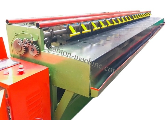 kaufen 4m Rand-Wickelmaschine mit PLC für 100*130mm sechseckigen Draht Mesh Gabion Production Line on-line-Fertigung