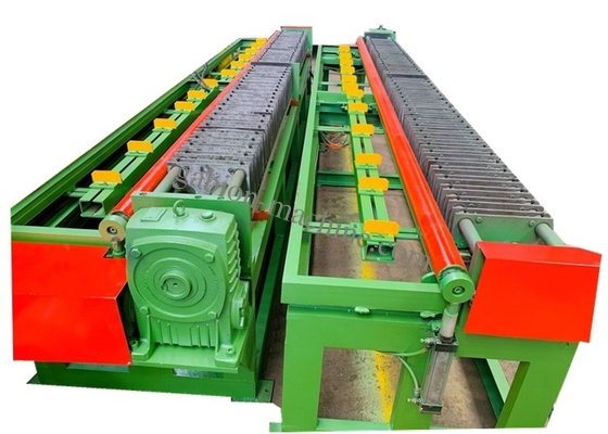kaufen 4000mm Automatische Kantwickelmaschine SPS-Steuerung für Gabionenproduktionslinie on-line-Fertigung