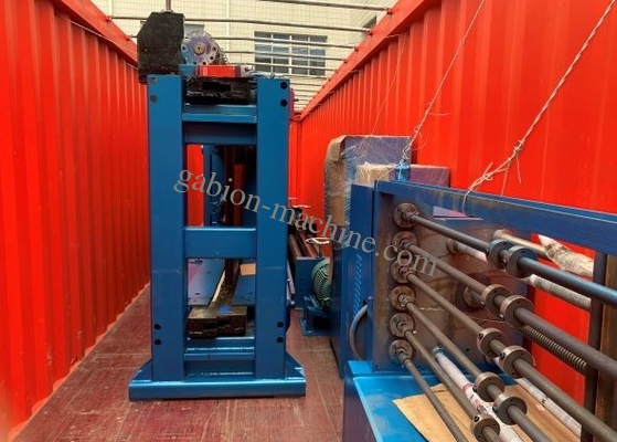 kaufen Hochgeschwindigkeits-Gabion sechseckiger Mesh Making Machine Automatic 100*120mm on-line-Fertigung